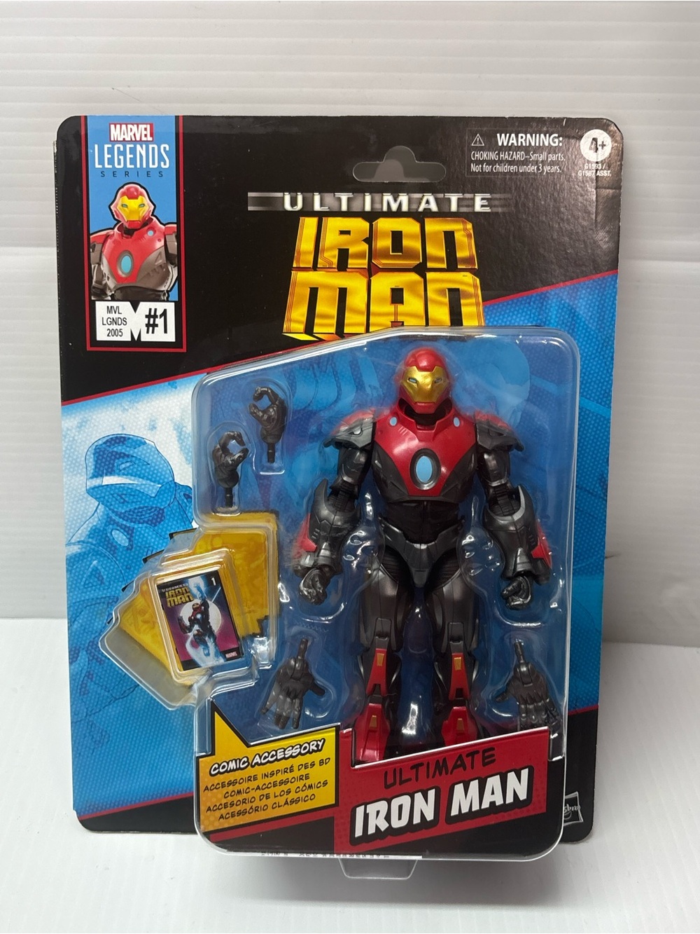 Marvel Legends Ultimate Iron Man 2005 6in Comic Accessory Hasbro Retro NEW